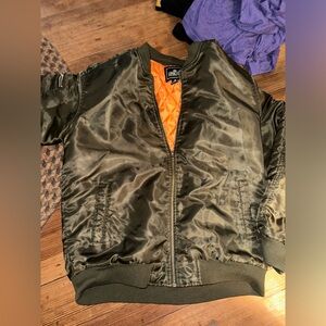 Upscale bomber jacket